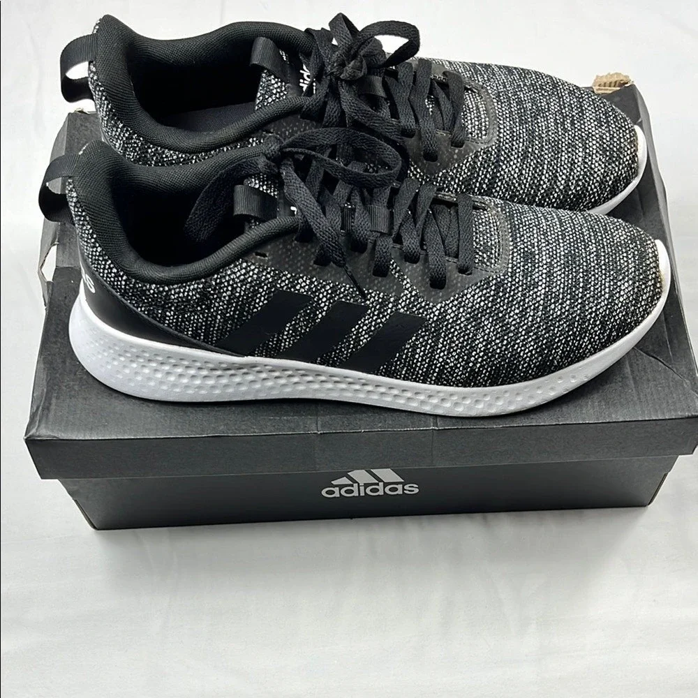 Adidas Puremotion Men Running Shoes‎ Black White Grey FX8921 Size 12